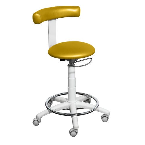 Tabouret pour cabinet médical - SPD / A - Euroclinic MediCare Solutions - à hauteur variable / sur roulettes / avec dossier