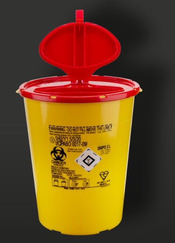 Conteneur de déchets - 2520 series - F.L. Medical - en polyéthylène