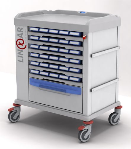Chariot hospitalier - Monodose 329556 - Malvestio - Furniture for healthcare facilities - de médicaments / de soins / de distribution de médicaments