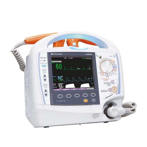 Défibrillateur externe semi-automatique - cardiolife - Nihon Kohden Europe - avec moniteur ECG et SpO2 / biphasique