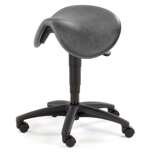 Tabouret pour cabinet médical - ST6144 - SEERS Medical - à hauteur variable / sur roulettes / en forme de selle