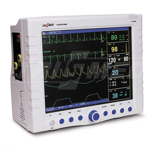 Moniteur multiparamétrique compact - VITAPIA 7000KV - TRISMED - ECG / TEMP / RESP