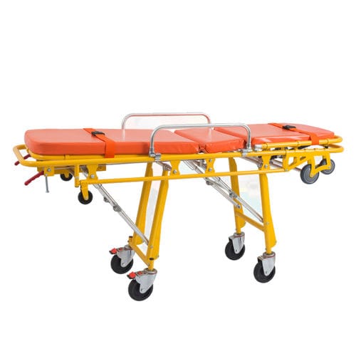 Chariot brancard passe-malade - YXH-3C - Zhangjiagang Xiehe Medical Apparatus & Instruments - pour ambulances / manuel / à hauteur variable