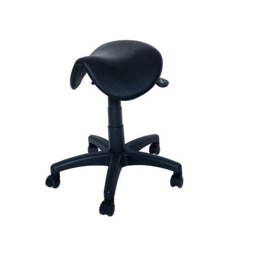 Tabouret pour établissement de santé - 90.1597 - Üzümcü Medical Devices - à hauteur variable / hydraulique / sur roulettes