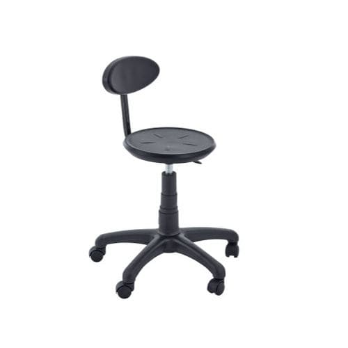 Tabouret pour établissement de santé - 90.1590 - Üzümcü Medical Devices - hydraulique / sur roulettes / avec dossier