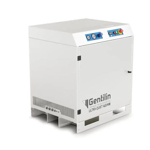 Compresseur d'air médical - QUBE DRY 550 H - Gentilin - avec sécheur d'air / sans huile / silencieux