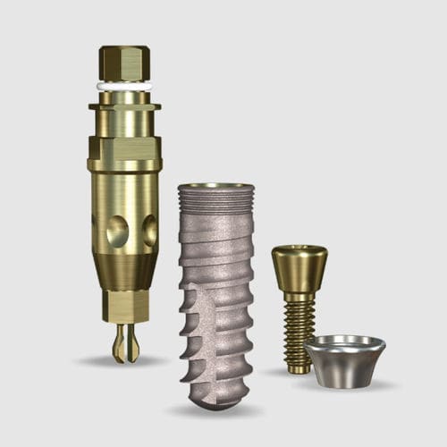 Implant dentaire cylindrique - SWISHACTIVE™ - Implant Direct Europe - en titane / conique / interne