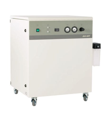 Compresseur dentaire - 2xOF302-40M - JUN-AIR International A/S - à piston / sur roulettes / sans huile
