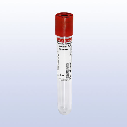Tube de prélèvement de laboratoire - 70 series - AYSET TIBBI ÜRÜNLER VE PLASTIK TEKSTIL ELEKTRONIK GIDA TEMIZLIK MADDELERI SAN AS - cylindrique / de sang total / en PET