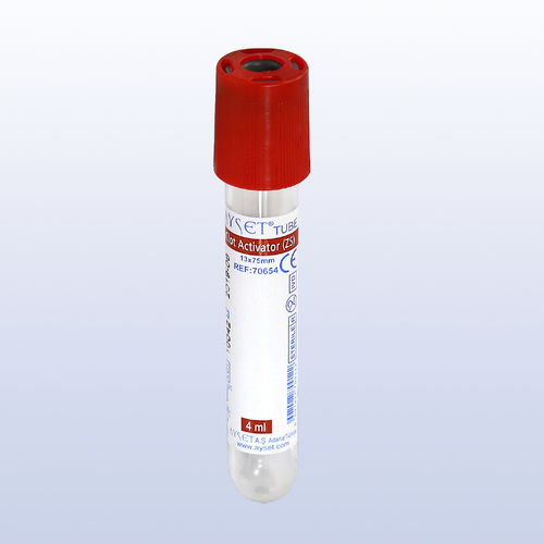 Tube de prélèvement de laboratoire - 81185 - AYSET TIBBI ÜRÜNLER VE PLASTIK TEKSTIL ELEKTRONIK GIDA TEMIZLIK MADDELERI SAN AS - cylindrique / de sang total / en PET