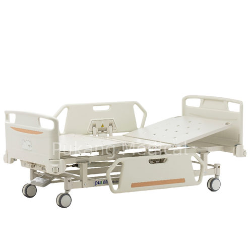 Lit d'hôpital - B-6(C3) - Hebei Pukang Medical Instruments - manuel / sur roulettes / 2 plans