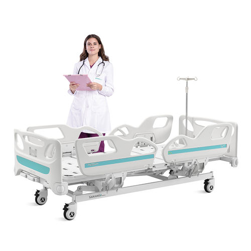 Lit d'hôpital - K3v - Jiangsu Saikang Medical Equipment - manuel / à hauteur réglable / sur roulettes