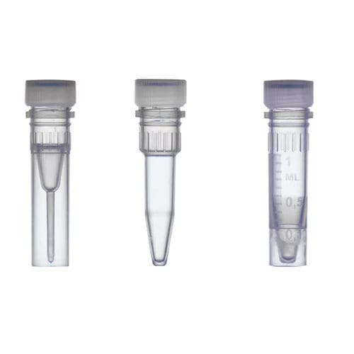 Tube à essai de laboratoire - 5616 series - Ratiolab - conique / en polypropylène / pour micro-centrifugeuse