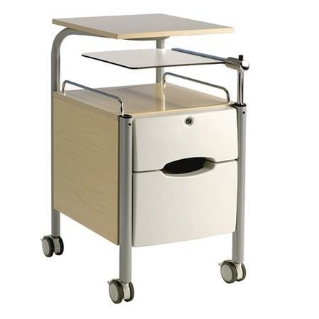 Armoire de chevet sur roulettes - Ada  - Lojer - avec tiroirs