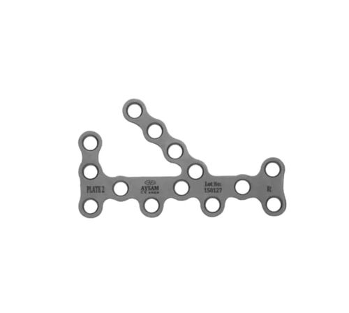 Plaque de compression de calcanéum - A598 series - Aysam Orthopaedics - verouillée / métallique