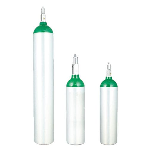 Bouteille de gaz médicaux d'oxygène - CYLM series - Genstar Technologies Company - en aluminium / grise