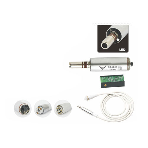 Micromoteur pour unités dentaires - Foshan Gladent Medical Instrument Co.,Ltd - électrique sans balai / droit / à fibre optique