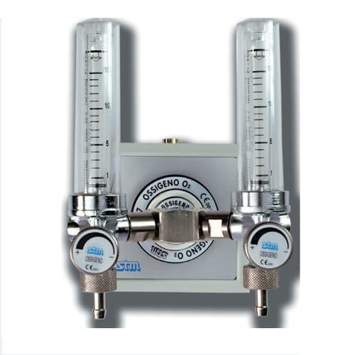 Débitmètre à flotteur - FLUX - 0032 - STM - Sistemi Tecnologie Medicali - double / d'oxygène / d'air