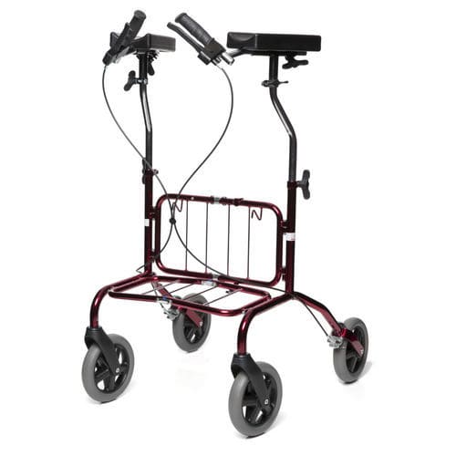 Rollator à 4 roues - Rebel RA - Human Care Group - avec siège / avec accoudoirs / avec panier