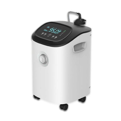 Concentrateur d'oxygène médical - CR-P5W - Siriusmed - sur roulettes / 1 réservoir