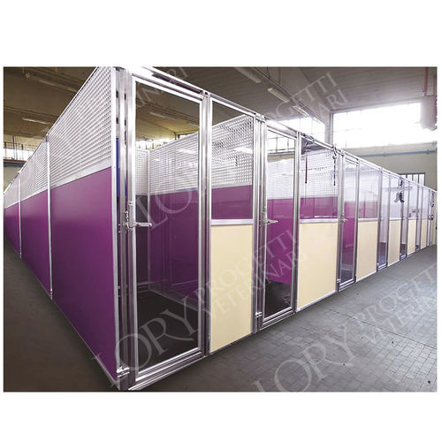 Cage vétérinaire modulaire - BOX003 - Lory Progetti Veterinari srl - en acier inoxydable