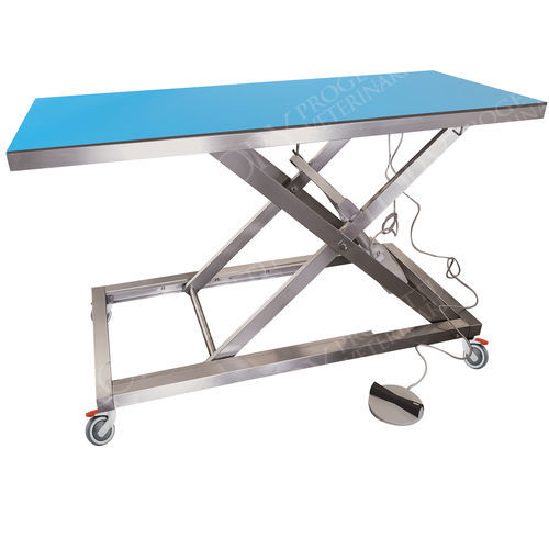 Table d'examen vétérinaire - TAV050 - Lory Progetti Veterinari srl - électrique / à hauteur variable / sur roulettes