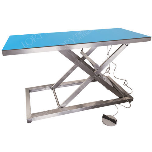 Table d'examen vétérinaire - TAV024 - Lory Progetti Veterinari srl - électrique / à hauteur variable / radiotransparente