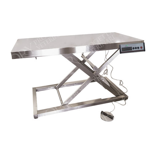 Table d'examen vétérinaire - TAV008 - Lory Progetti Veterinari srl - électrique / à hauteur variable / avec système de pesée