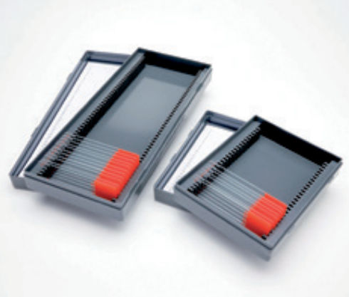 Boîte pour lames de microscope - 44-1307 series - BIO-OPTICA Milano - en plastique