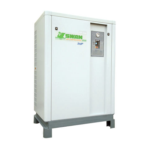 Compresseur d'air médical - SDC series - TONG CHENG IRON WORKS CO.,LTD - silencieux / sans huile / avec boîte insonorisée