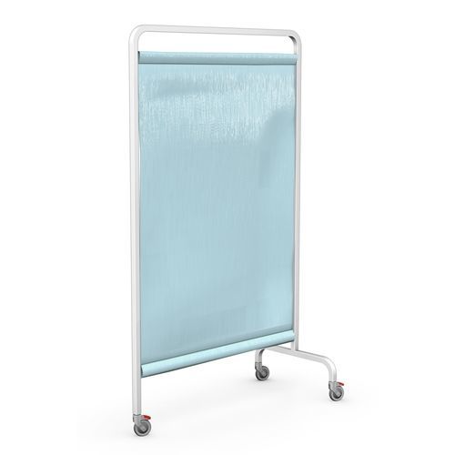 Paravent médical sur roulettes - PJ-01 (MAT) - TECHMED - 1 panneau / en acier inoxydable