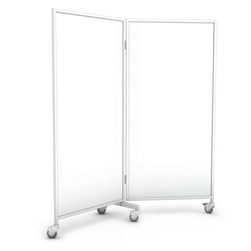 Paravent médical sur roulettes - PJ-02 (PC) - TECHMED - 2 panneaux