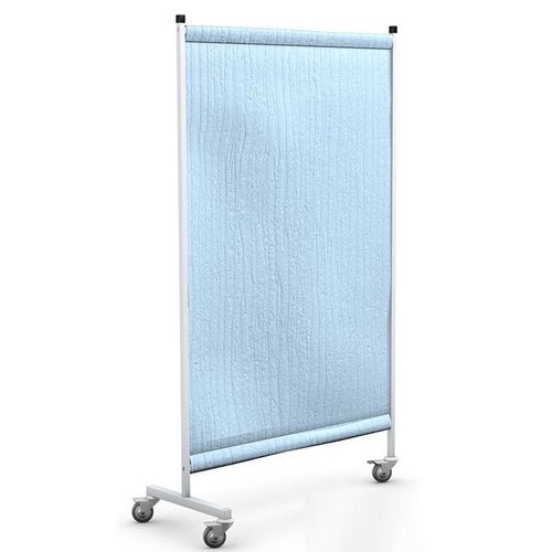 Paravent médical sur roulettes - PJ-01 - TECHMED - 1 panneau / en acier inoxydable