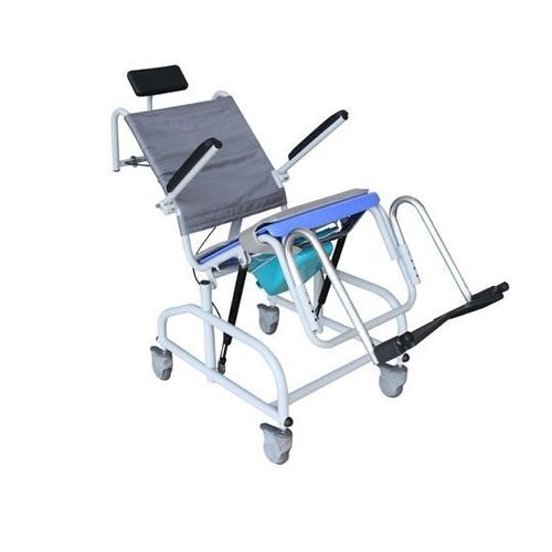 Chaise avec accoudoirs - JY-XZC-01-2 - KANGHUI MEDICAL TECHNOLOGY - sur roulettes / avec repose-pieds / pivotante