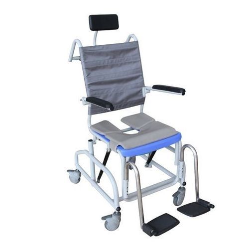 Chaise avec accoudoirs - JY-XZC-01-3 - KANGHUI MEDICAL TECHNOLOGY - sur roulettes / avec repose-pieds / adulte