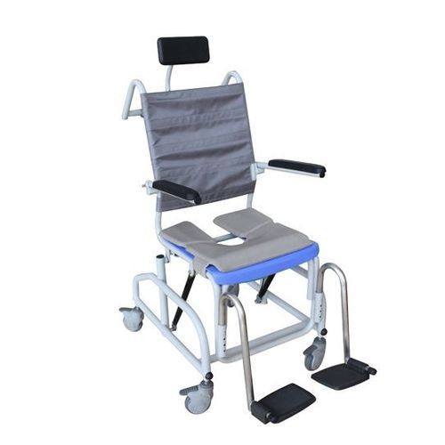 Chaise avec accoudoirs - JY-XZC-01-4 - KANGHUI MEDICAL TECHNOLOGY - sur roulettes / avec repose-pieds / adulte