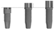 implant dentaire cylindrique conique / en titane / interne / multi-unit