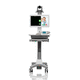chariot de télémédecine de visioconférence / avec ECG / à hauteur variable / avec tiroir