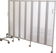 paravent médical sur roulettes / pliable