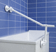 barre d'appui pour baignoire / murale / rabattable / amovible