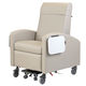 fauteuil de repos inclinable / manuel / sur roulettes / avec repose-jambes