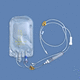 set de perfusion autohémothérapie / avec chambre compte-gouttes / avec connecteur en Y / avec robinet