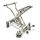 chariot médical / pour brancards / porte-cercueil / élévateur