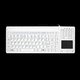 clavier médical avec pavé tactile / avec pavé numérique / en silicone / lavable