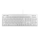 clavier médical avec pavé numérique / en silicone / antibactérien / antimicrobien