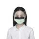 masque de protection avec visière / demi-masque / adulte / boîte de 25