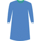 blouse chirurgicale unisexe / XXL / L / M