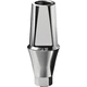 pilier implantaire cylindrique / en titane / hexagone interne / droit