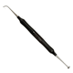 brunissoir dentaire double / boule / en inox