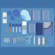 kit médical de chirurgie / interventions vasculaires / stérile